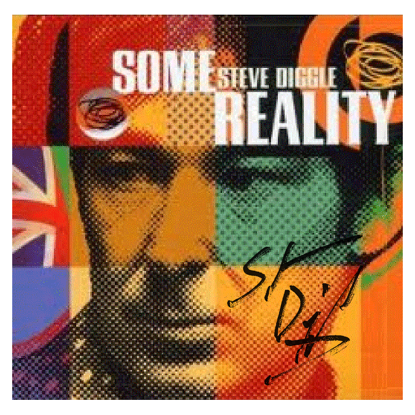Some Reality (Steve Diggle) 12 track version CD SIGNED